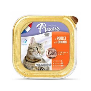 Barquettes chat adult au poulet 100gr