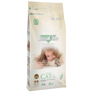 Croquettes pour chats adultes 2kg agneau et riz