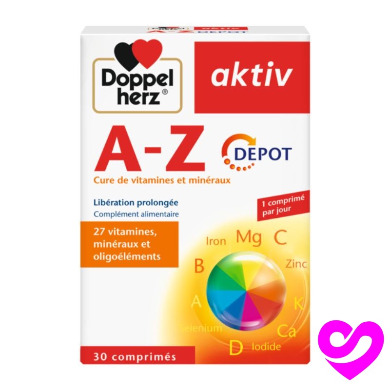Aktiv A-Z Vitamines Et Minéraux 30 Comprimés 1 Aktiv A-Z Vitamines Et Minéraux 30 Comprimés