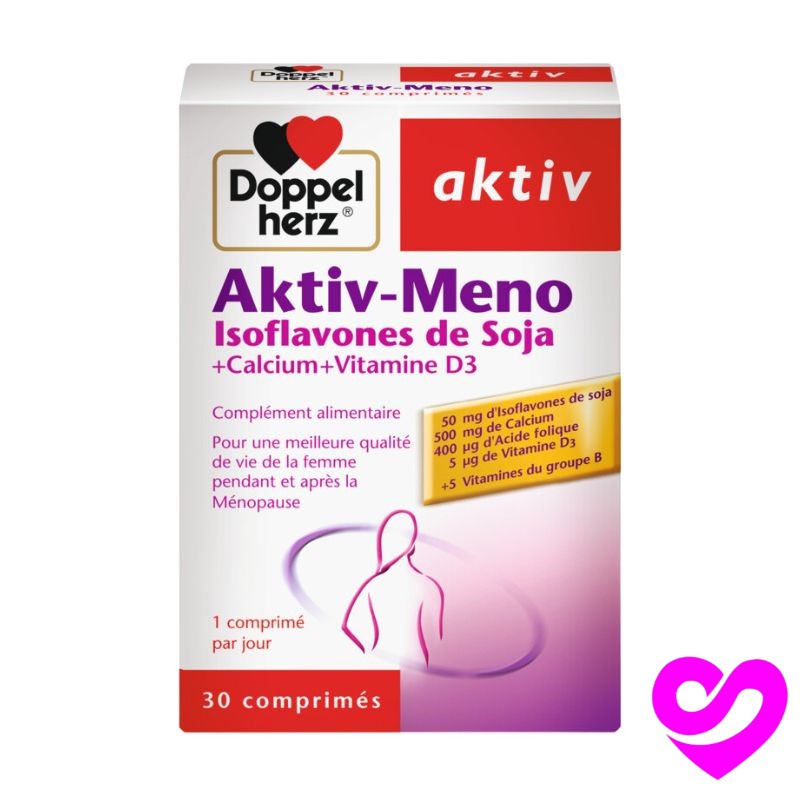 Aktiv-Meno Isoflavones de soja + Calcium + Vitamine D3 1 Aktiv-Meno Isoflavones de soja + Calcium + Vitamine D3