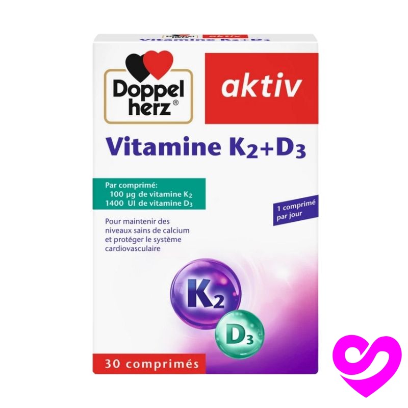 Aktiv Vitamine K2 + D3 30 Comprimes 1 Aktiv Vitamine K2 + D3 30 Comprimes