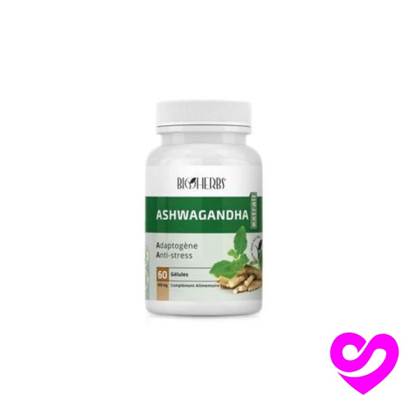 Bioherbs Ashwagandha, 60 Gélules 1 Bioherbs Ashwagandha, 60 Gélules