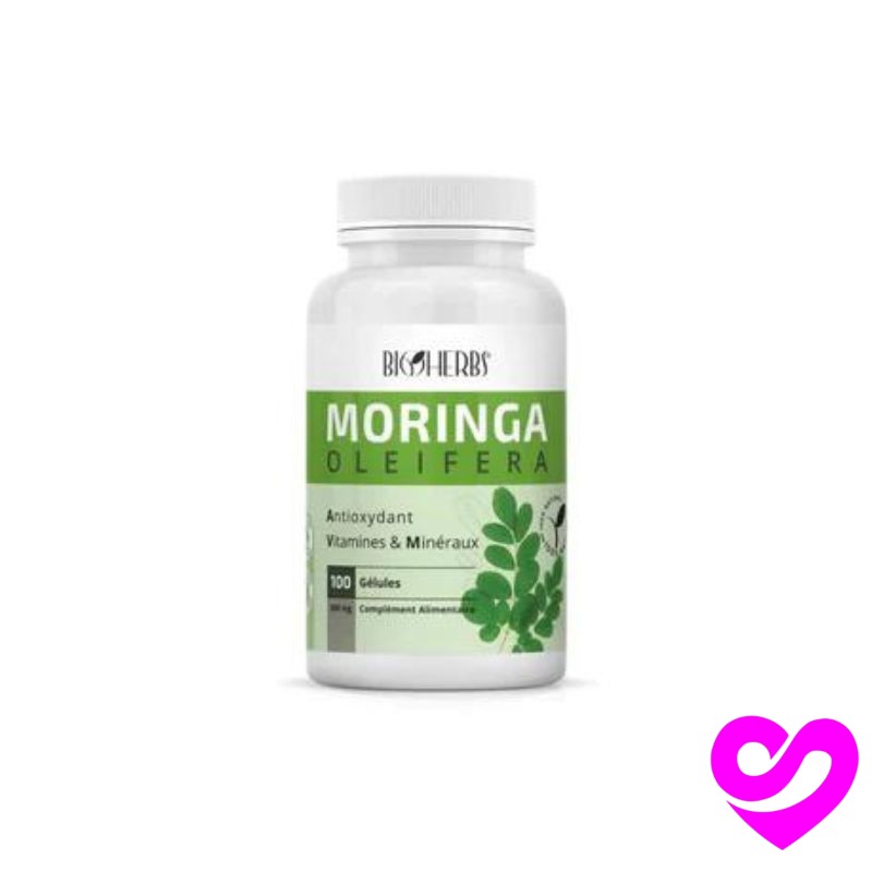 Bioherbs Moringa, 100 Gélules 1 Bioherbs Moringa, 100 Gélules