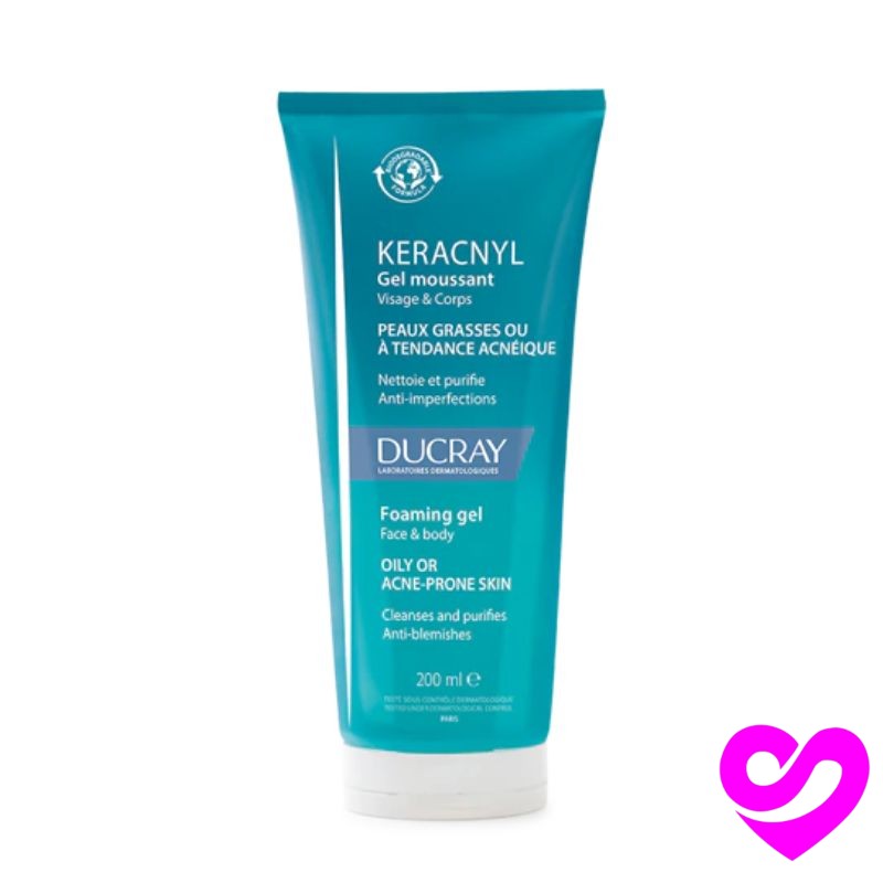 Ducray Keracnyl Gel Moussant 200Ml 1 Ducray Keracnyl Gel Moussant 200Ml