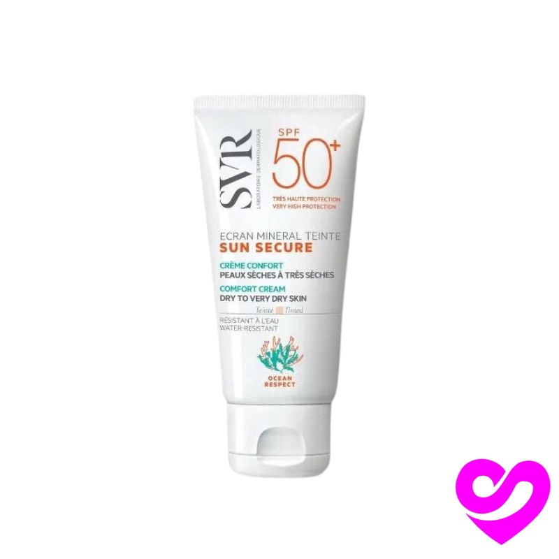 SVR Ecran Minéral Teinté SPF 50+ Peaux Sèches à Très Sèches , 50 ml 1 SVR Ecran Minéral Teinté SPF 50+ Peaux Sèches à Très Sèches , 50 ml