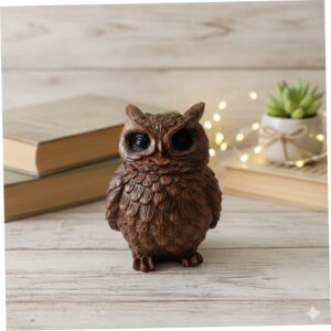 Store List 10 "Sculpture Hibou Déco en Résine Haute Qualité - Style Boho & Nature"