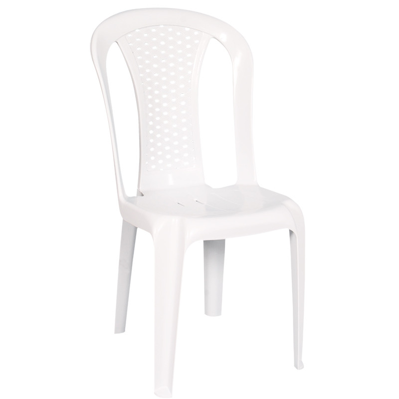Chaise Bistrot Machmoum Blanc 1 chaise bistrot machmoum blanc