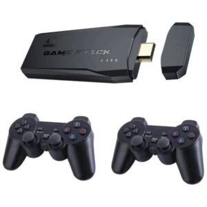 console de jeux game stick lite k ultra hd noir a