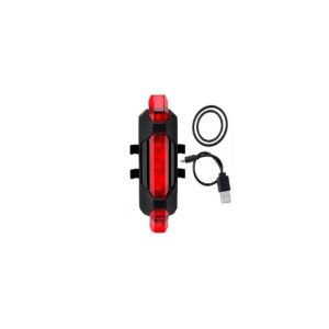 feu arriere bs led arriere rechargeable usb rouge