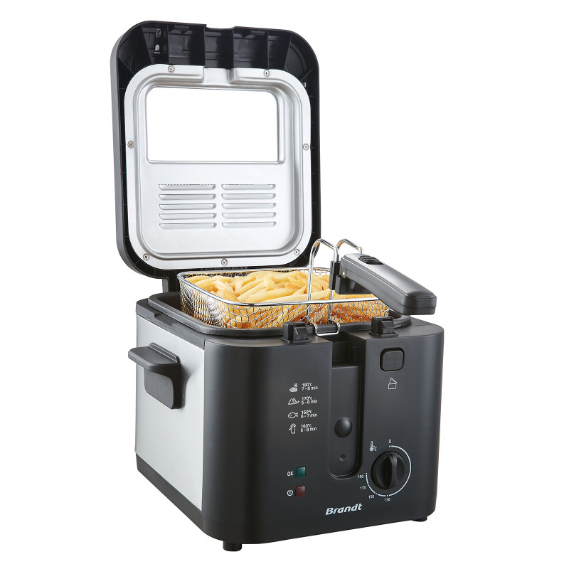 Friteuse Brandt FRI25X2 / 1600 W / Acier inoxidable 1 friteuse brandt frix w acier inoxidable ()