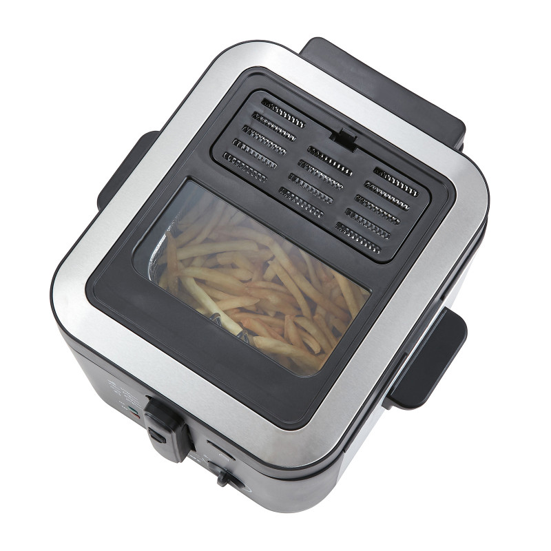 Friteuse Brandt FRI25X2 / 1600 W / Acier inoxidable 2 friteuse brandt frix w acier inoxidable