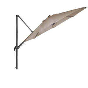 parasol excent metal carre grege