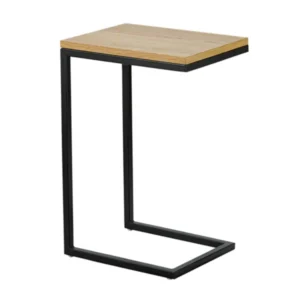 table basse d appoint noire mdf metal noir tunisie x