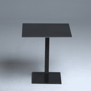table square socle en acier