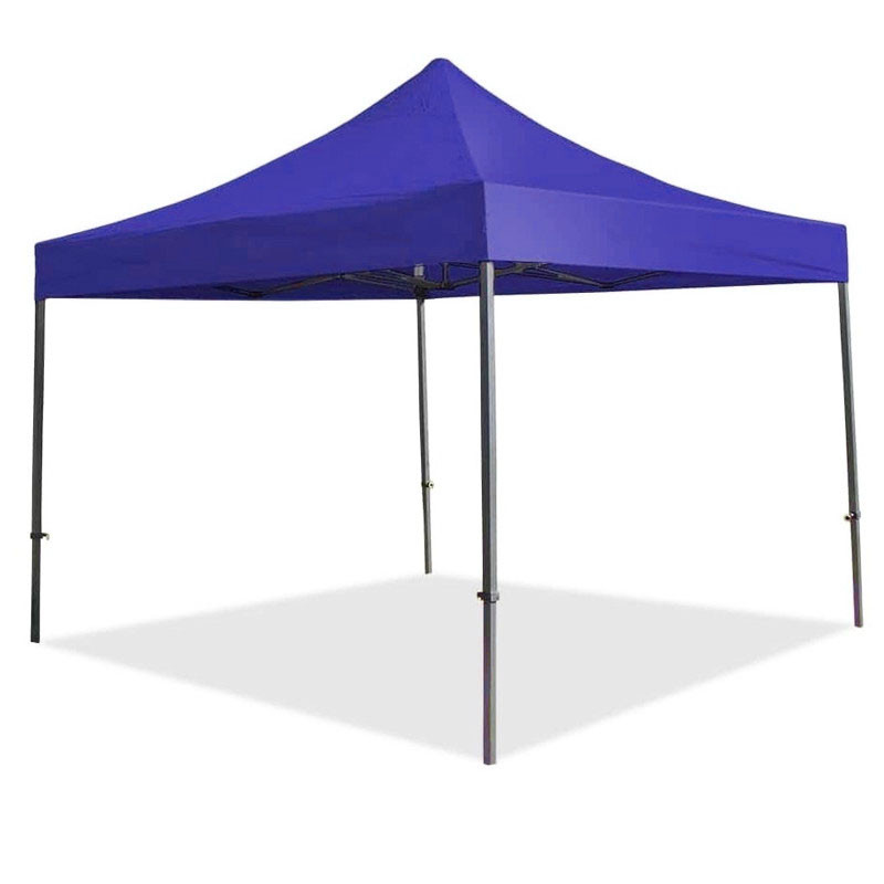 tente de jardin avec support m x m bleu