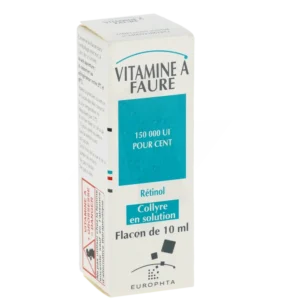 vitamine a faure u l pour cent collyre en solution