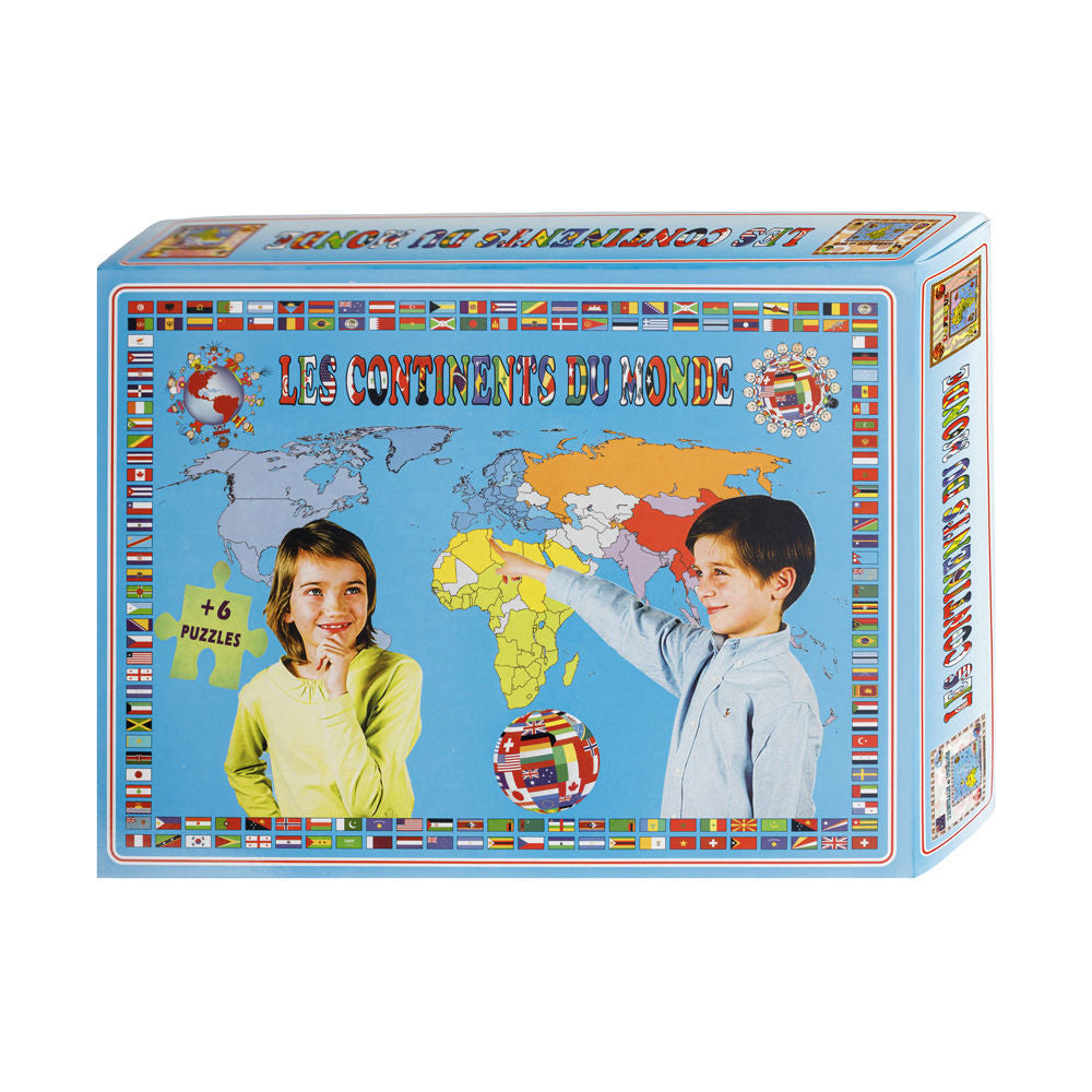 Puzzle Éducatif Les Continents du Monde 1 les continents du monde