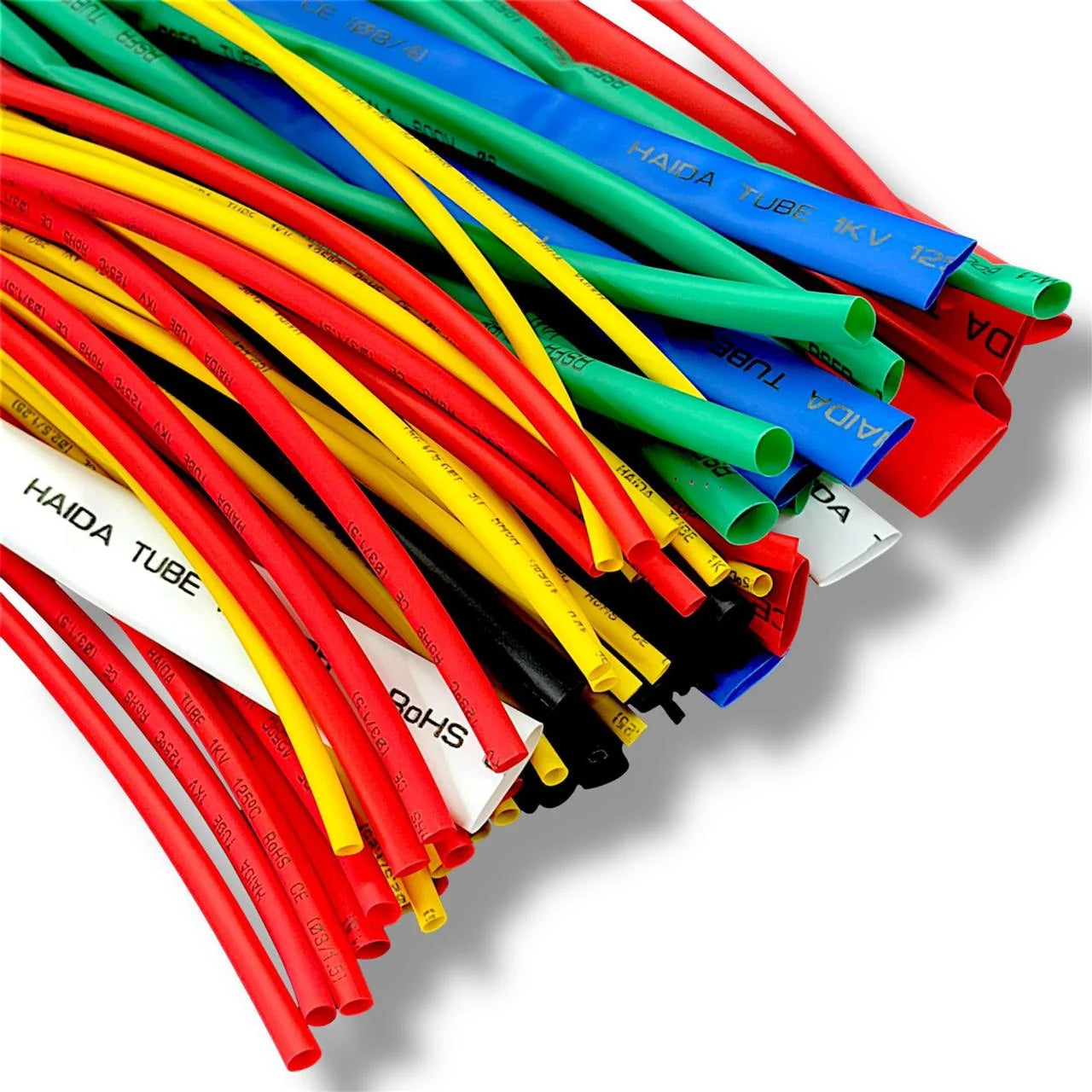 Coffret Gaines Thermorétractables 385 Pièces - Kit Isolation Électrique 600V 1-12mm 1 DF DE F BAC
