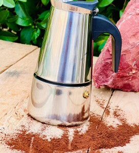 Cafetière Expresso en Acier Inoxydable pour 4 Tasses