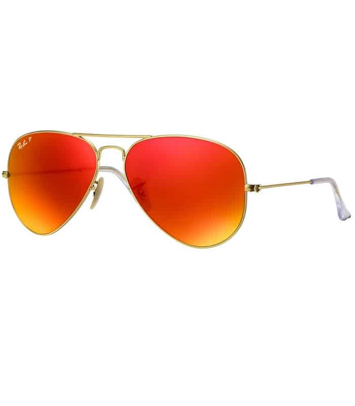 Lunette de Soleil Ray-Ban Aviator Large Métal Miroir RB3025 1124D orangé 1 Lunette Homme et Femme Ray Ban RB D prix Tunisie jpg