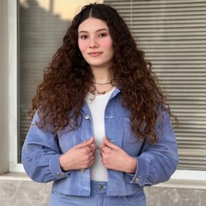 Veste velours courte