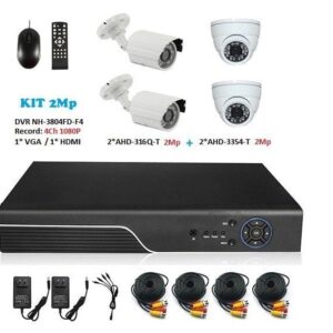 Kit DVR Canaux Antaivision Caméras Dôme + Caméras Externes MP