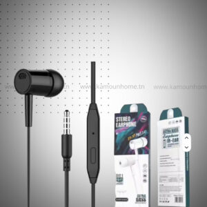 mm casque filaire D dans l&rsquo;oreille casque filaire écouteurs avec microphone basse stéréo écouteurs sport contrôle en ligne pour téléphones