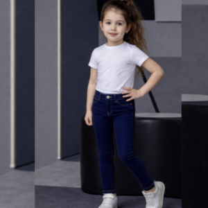 Jean skinny moullant fillette