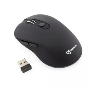 Souris Optique Sans Fil SBOX D &# Noir