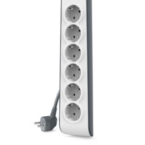 Barrette multiprise belkin , voies/ prises , blanc