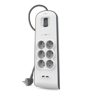 barrette multiprise Belkin , voies m avec ports USB a