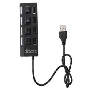 HUB USB PORTS USB AVEC INTERRUPTEUR