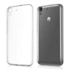 Coque en silicone pour Huawei Y +Protection d&rsquo;écran anti choc SMARTEK Gratuit