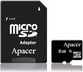 Carte Mémoire APACER Go Class avec Adaptateur