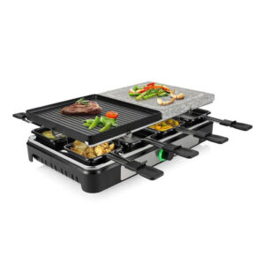Appareil à Raclette 4 en 1 Tristar 1400W Noir et Gris(RA-2724)