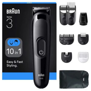 Tondeuse Multifonctions BRAUN 10en1 Noir (AIO3560)