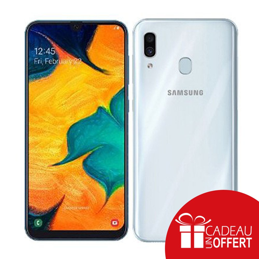 Samsung A30 – Galaxy Blanc 1 Samsung A &#; Galaxy Blanc