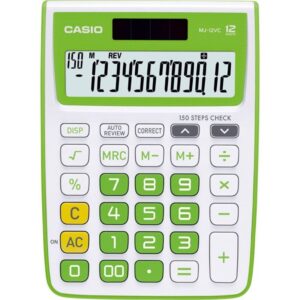 Calculatrice de poche Casio MJ VC Vert