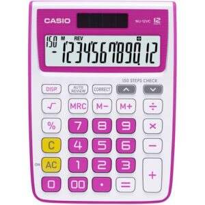 Calculatrice de poche Casio MJ VC Rose