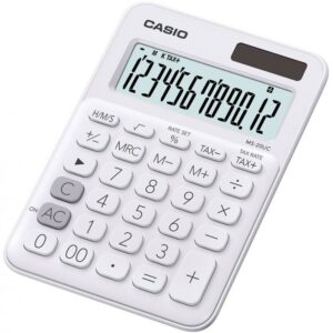 Calculatrice de bureau Casio MS UC Blanc