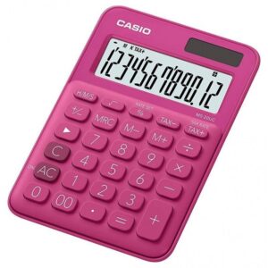 Calculatrice de bureau Casio MS UC Rouge