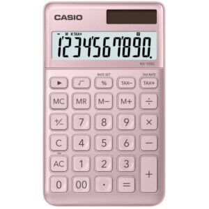Calculatrice de poche Casio &# NS SC Rose