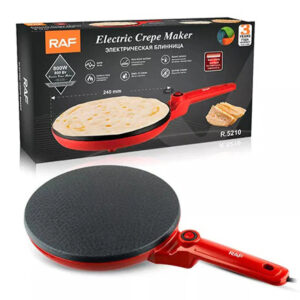 Crêpière électrique RAF 800w rouge (R-5210)