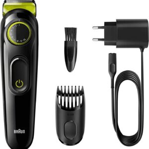 Tondeuse à Barbe Braun &# BT &# Noir / Vert
