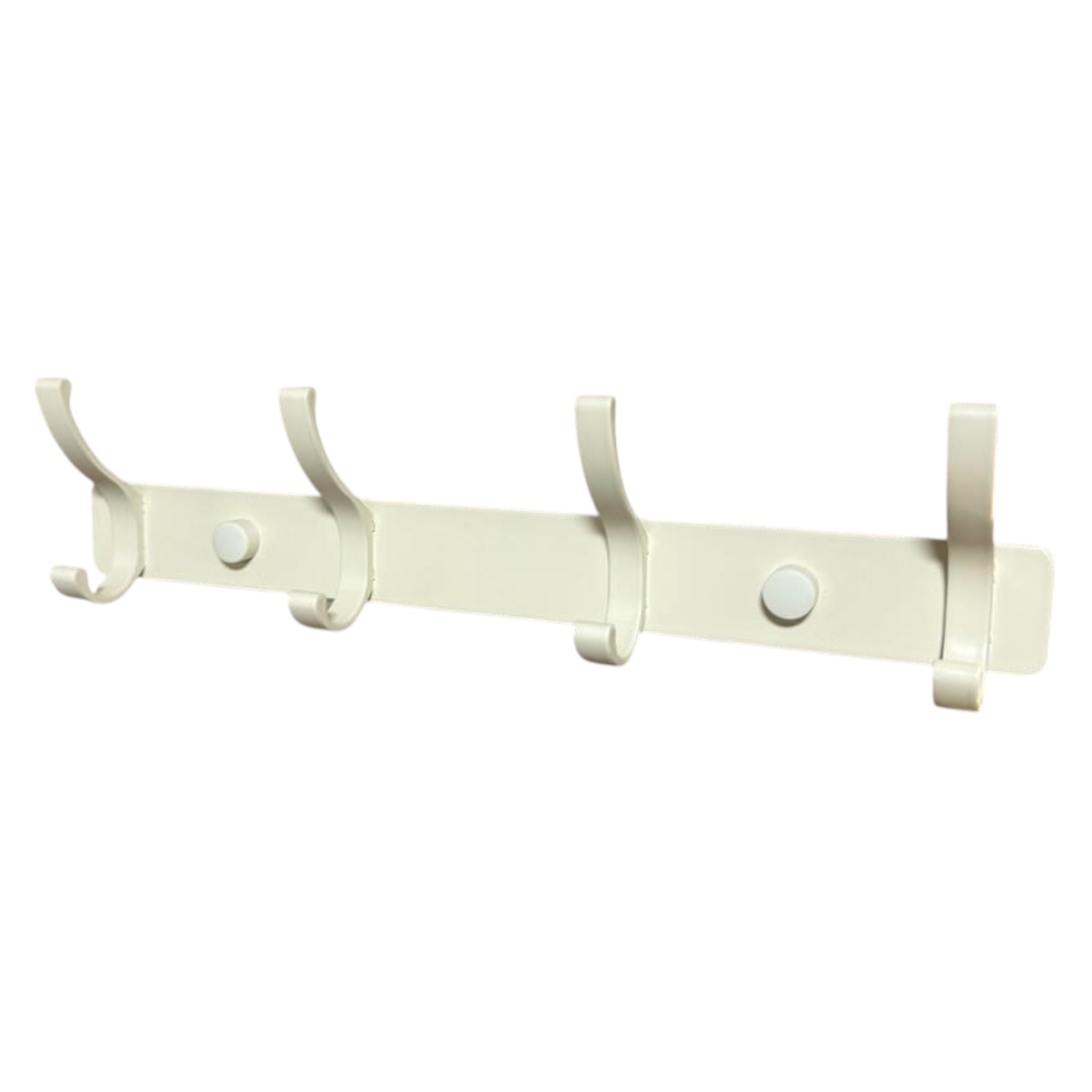 Porte-Manteau Mural Blanc 4 Crochets Doubles - Patère Murale Design Moderne 1 DDD FE BEE ACCF