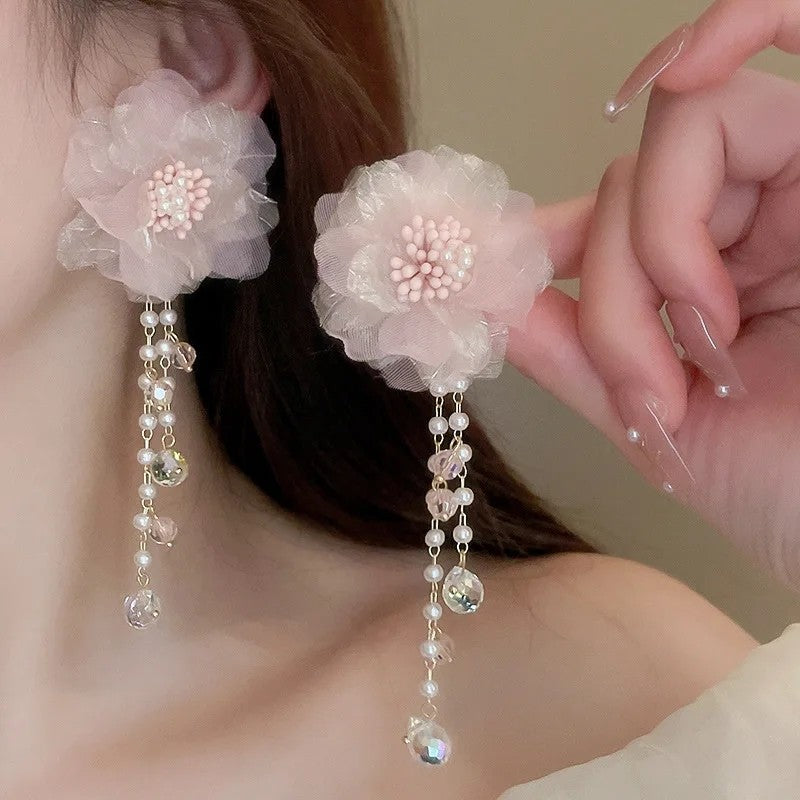 Boucles d'oreilles fleur 1 Boucles d'oreilles fleur