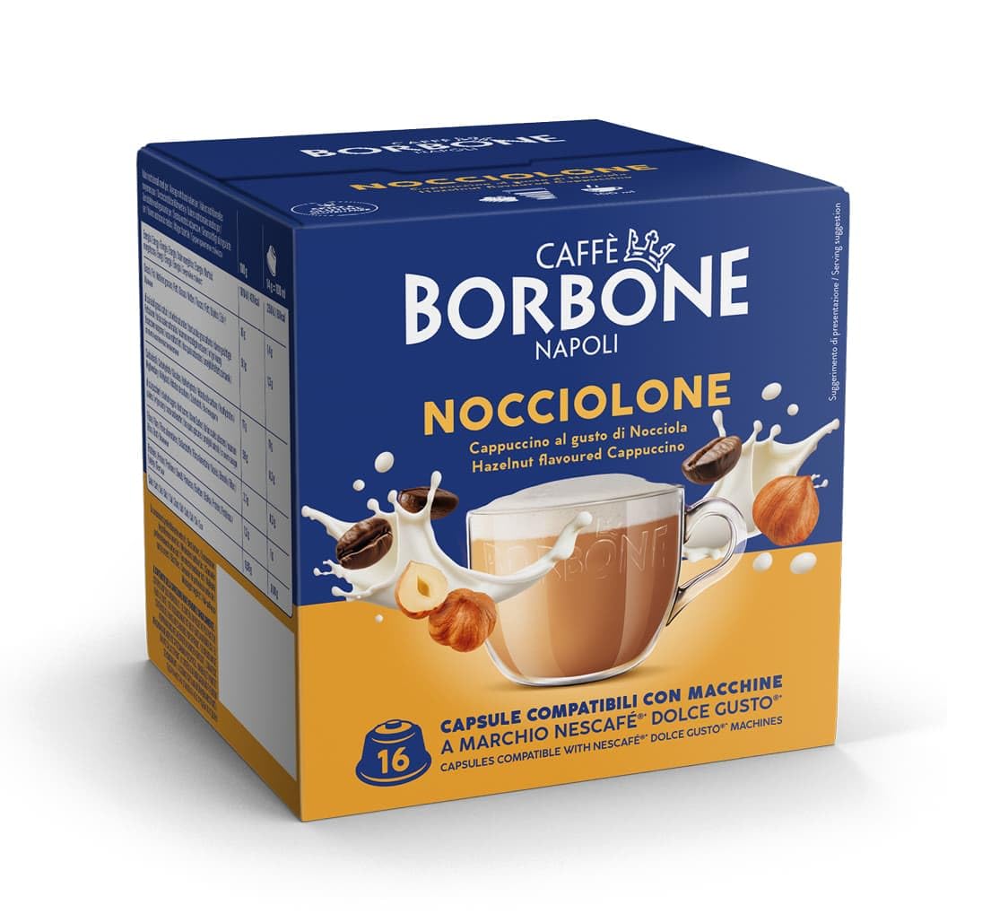Borbone NOCCIOLONE Boite 16 Capsules Compatibles Dolce Gusto 1 ZifWDtfL