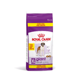 ROYAL CANIN ADULTE GIANT 15KG + 3KG OFFERTS