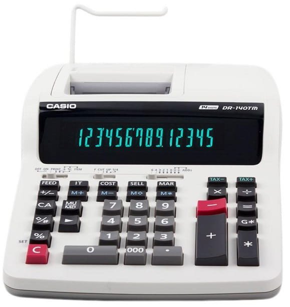 Calculatrice Imprimante Casio DR-140TM 1 Calculatrice Imprimante Casio DR TM