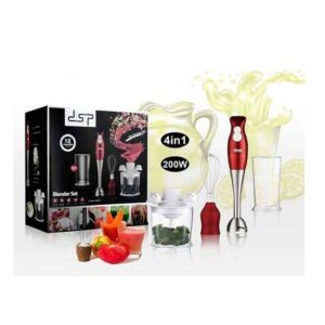 Mixeur Plongeant Multifonction en DSP &# KM &# Rouge